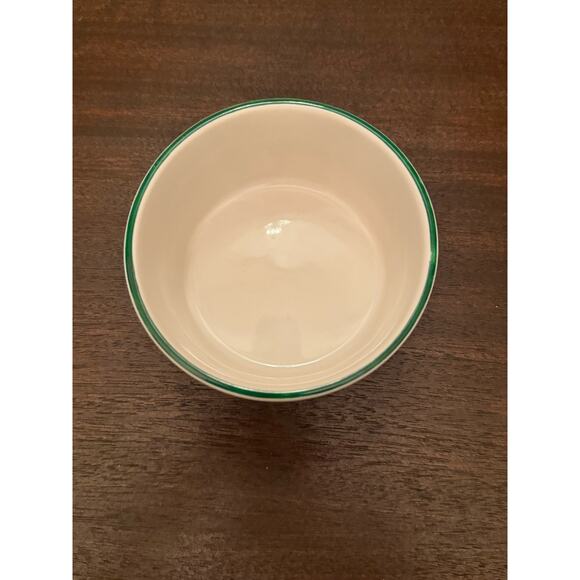 VTG Christmas Heritage PFALTZGRAFF Stoneware Dip Bowl Ramekin Holly Candy Dish - Picture 6 of 12